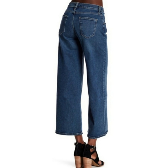 NWOT Women's Current/Elliott Wide Leg Crop Denim - Picture 6 of 6